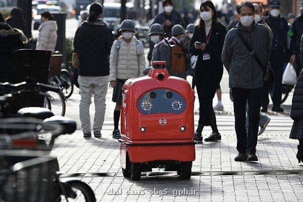 ربات های تحویل کالا خیابان های توکیو را تصرف می کنند