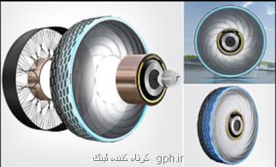 طرح اولیه تایری كه خویش را احیا می كند