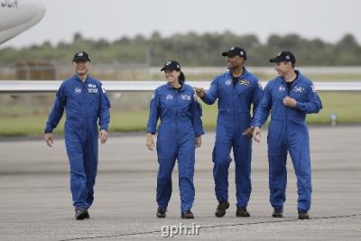 4 فضانورد برای سفر به فضا با كپسول اسپیس ایكس آماده می شوند